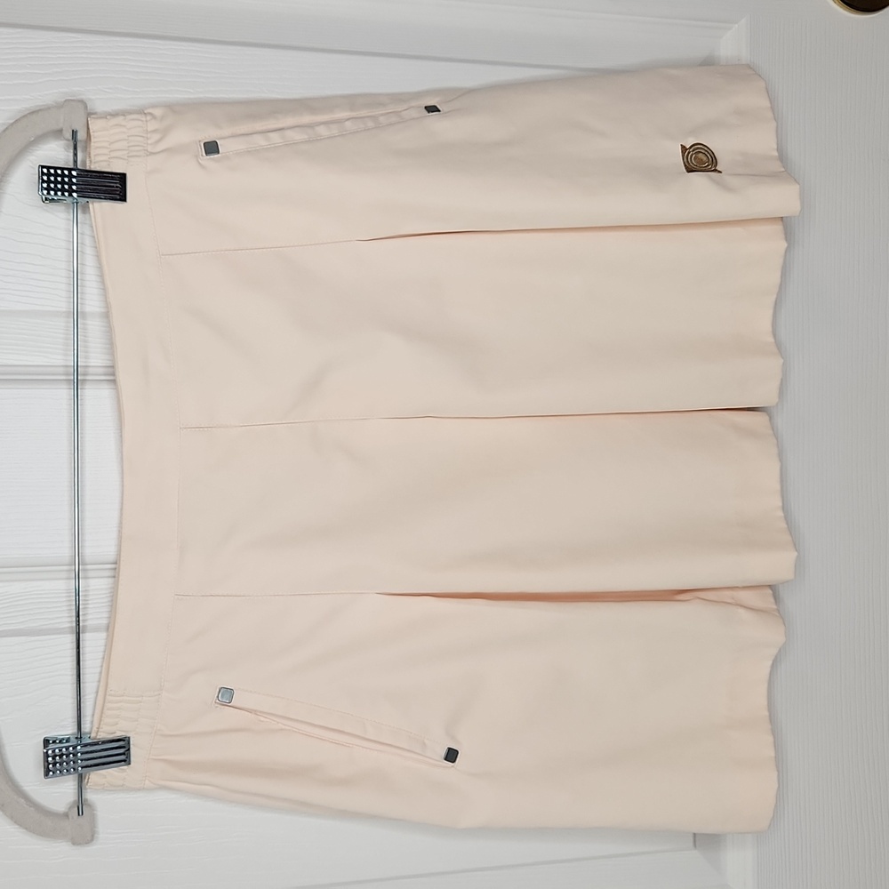 Vintage Jamie Sadock pleated tennis pickleball skirt pale pink peach size 12